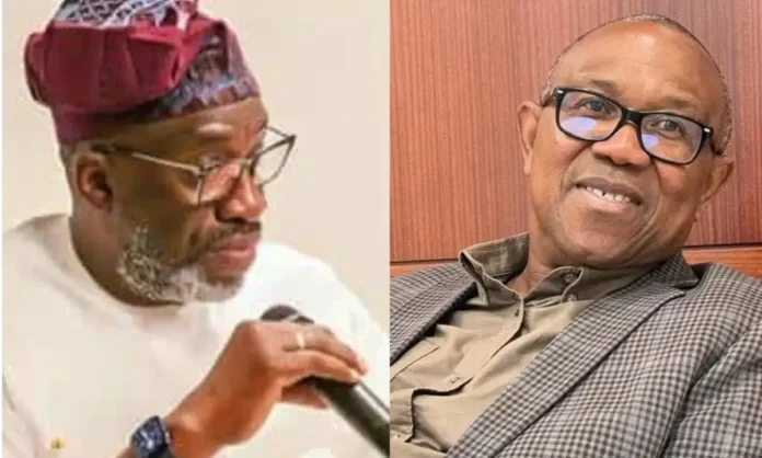 An Image File: Segun Sowunmi and Peter Obi